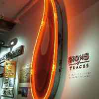 Sign: the "last drop" from the General Foods Maxwell House Coffee plant sign, Hoboken, that formerly faced the Hudson River.