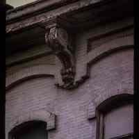          Color slide of detail view of cornice, bracket and window heads at 127 Washington between 1st and 2nd picture number 1
   