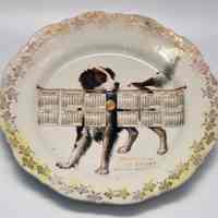 Plate, calendar: Compliments of Henry Sherry, 564 First St., Hoboken, N.J. 1910.