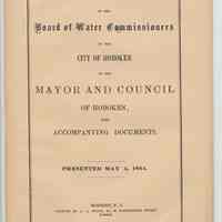 Report of the Board of Water Commissioners of the City of Hoboken, May 4, 1864.
