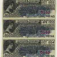          coupons 83-85, Oct. 1954, April 1955, Oct. 1955
   