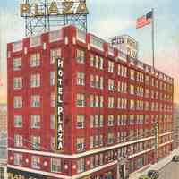 Postcard: Hotel Plaza, Jersey City, NJ