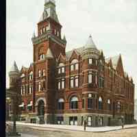 Postcard: Town Hall, Union Hill, NJ