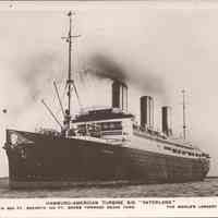 Postcard: Ship "SS leviathan" ("Vaterland"}, Hoboken, NJ