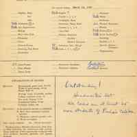          report card March 10, 1950
   