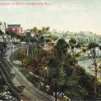 Postcard: View, West Hoboken, NJ