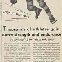 Ad, Cocomalt: Thousands of athletes gain extra strength and endurance... By R.B. Davis Co., Hoboken; in The American Boy, ca. 1933-1935.