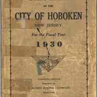 Tax List of the City of Hoboken, N.J.; for the Fiscal Year 1930. Complete Edition. Published by C. Alfred Burhorn Co., Realtors.