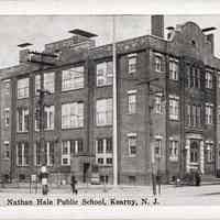 Postcard: Nathan Hale Public School, Kearny, NJ