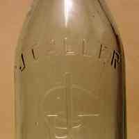 Bottle: J. Galler, 123-125 Grand St., Hoboken, 1-3/4 qt, n.d., ca. 1925-1950.