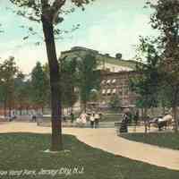 Postcard: Van Vorst Park, Jersey City, NJ