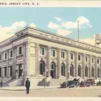 Postcard: Post Office, Jersey City, NJ