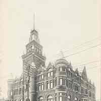 Postcard: Town Hall, Union Hill, NJ