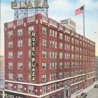 Postcard: Hotel Plaza, Jersey City, NJ