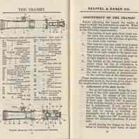          pp 14-15: The Transit; Adjustment of the Transit
   