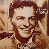 Record album, Frank Sinatra: "Frank Sinatra In The Beginning,1943 To 1951." Columbia Records. 33 rpm. Stereo. Double Album. No. AL 31359/ AL 31360.