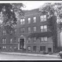 B&W photo of apartment building at 16-18 North 12th Street, Newark.