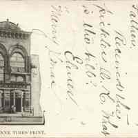 Postcard: Post Office, Bayonne, NJ
