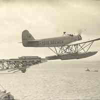 Postcard: Seaplane, Hoboken, NJ