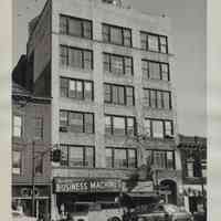 B&W photo of commercial building at 4808 Bergenline Avenue, Union City.