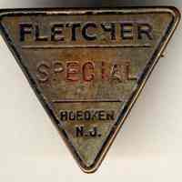 Tool check from the W. & A. Fletcher Company, Hoboken, no date, ca. 1910-1928.