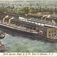 Postcard: Norddeutscher-Lloyd, Hoboken, NJ