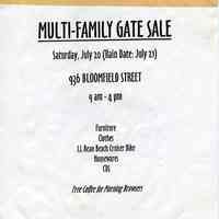         Gate Sale 011
   