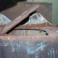          detail access hole and cover, condition
   