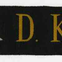 Tally ribbon: Nordd. Lloyd / D. Kronprinz Wilhelm. No date, circa 1901-1914.