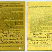          back: left, April; right, December
   
