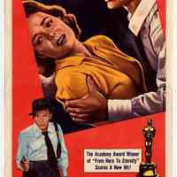 Sinatra film poster: Suddenly. United Artists, 1954.