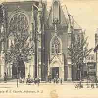 B+W Postcard: Our Lady of Grace R. C. Church, Hoboken, NJ, 1910
