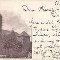 Postcard: First Congregational Church, Jersey City, NJ