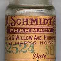 Bottle, prescription: A. Schmidt