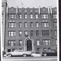 B&W photo of apartment building at 1861 John F. Kennedy Boulevard, Jersey City.