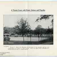          pg [6] Plate V; A Tennis Court with Rustic Settees and Pagodas
   