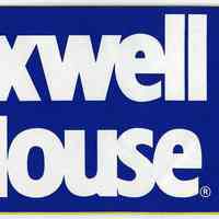 Maxwell House, Hoboken. Bumper sticker, no date, circa 1980-1990.