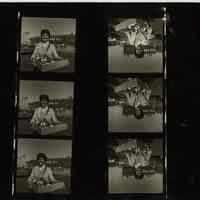 B+W negative contact sheet of images of Hoboken taken by John Conn. no date, [1976].