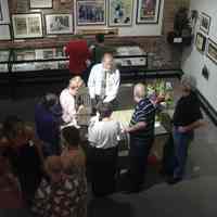          Digital photos, 17, of Jim Hans & guests at book,100 Hoboken Firsts, publication party, HHM, Hoboken, Sept. 2005. picture number 2
   