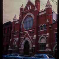          Color slide of eye-level view of façade at 827 Bloomfield between 8th & 9th formerly the First Church of Christ Scientist picture number 1
   