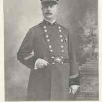 Printed B+W photograph of Patrick Hayes, Jr., Chief of Hoboken Police, Hoboken, ca. 1908.