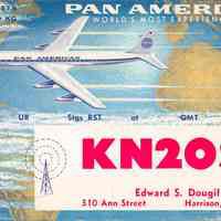 Postcard: Pan American/Dougil, Harrison, NJ