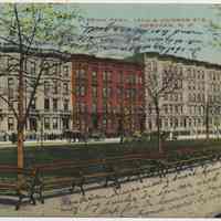 Postcard: Elysian Park, 10th & Hudson Sts., Hoboken, N.J. Postmarked March 28, 1912.