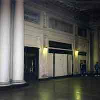 Color photos, 3, of the former upper level ferry concourse at Hoboken Terminal, Hoboken, Fall 1997.