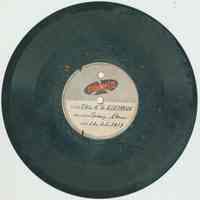 Phonographic recording, spoken word, "Talk to Gertrude" by Daddy Reiner, no place, December 25, 1939.