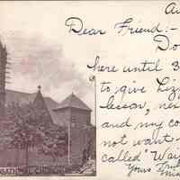 Postcard: First Congregational Church, Jersey City, NJ