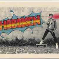 Postcard: Hoboken. Published by Susan Tiscornia, copyright 1984.