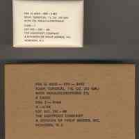 Soap, surgical, for civil defense shelters: 6 cakes & box, made by The Lightfoot Co., Hoboken, N.J., June 1964.