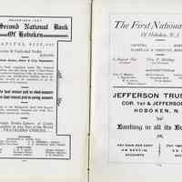          pp 102-103: bank ads- Second National; First National; Jefferson Trust Co.
   