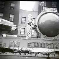 B+W negative photo of the 1955 Hoboken Centennial Parade, Washington St., Hoboken, March 1955.